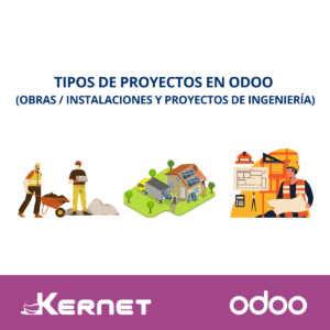 TIPOS DE PROYECTOS EN ODOO (OBRAS / INSTALACIONES Y PROYECTOS DE INGENIERÍA)