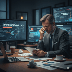 Problemas con Odoo, importaciones de BBDD fallidas.